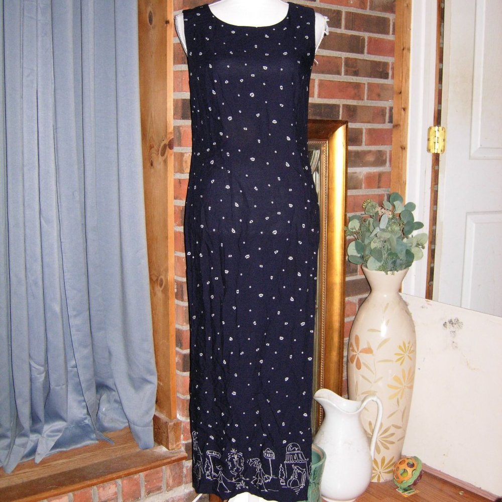 Karin Stevens Paris Street Scene Maxi Dress 10